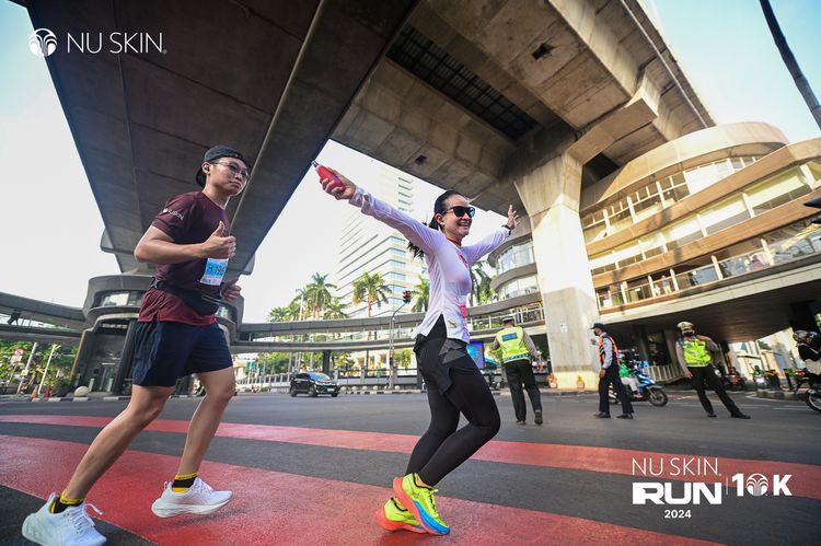 Race photo from Nu Skin Run 10K