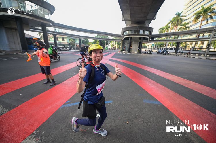 Race photo from Nu Skin Run 10K