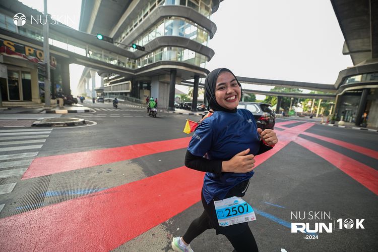 Race photo from Nu Skin Run 10K
