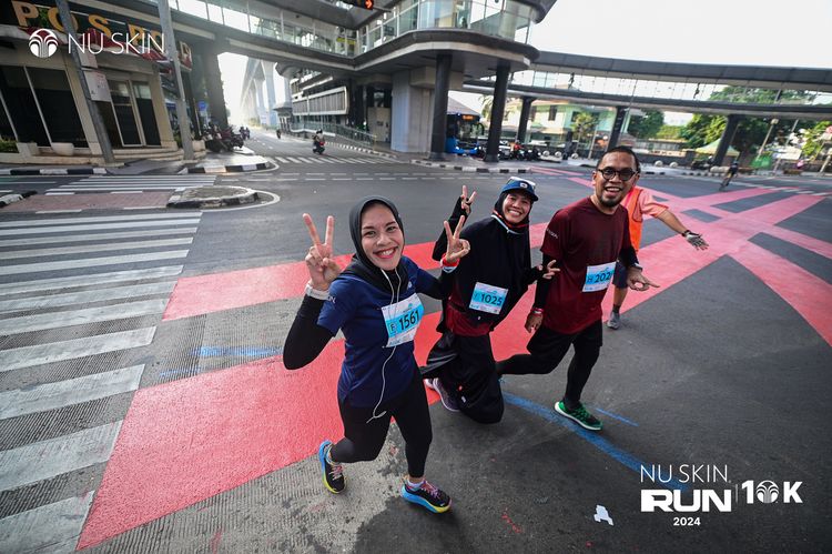 Race photo from Nu Skin Run 10K