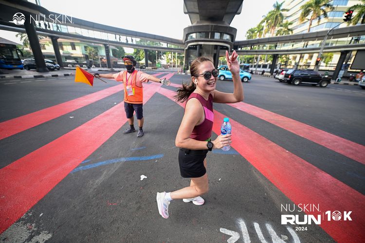 Race photo from Nu Skin Run 10K