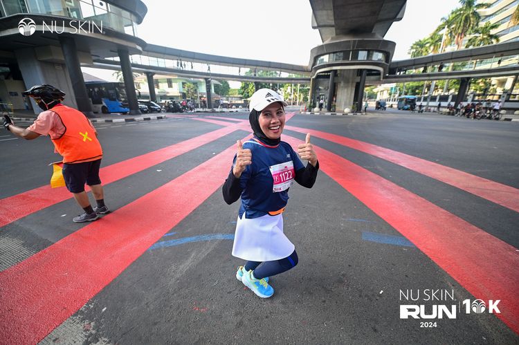 Race photo from Nu Skin Run 10K