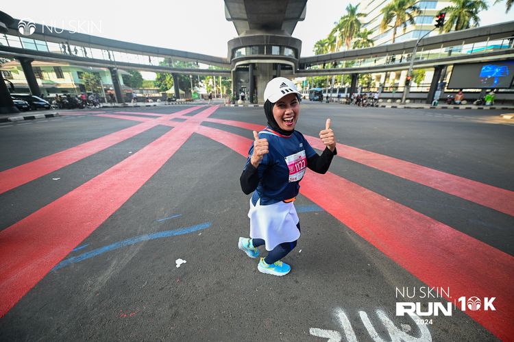 Race photo from Nu Skin Run 10K
