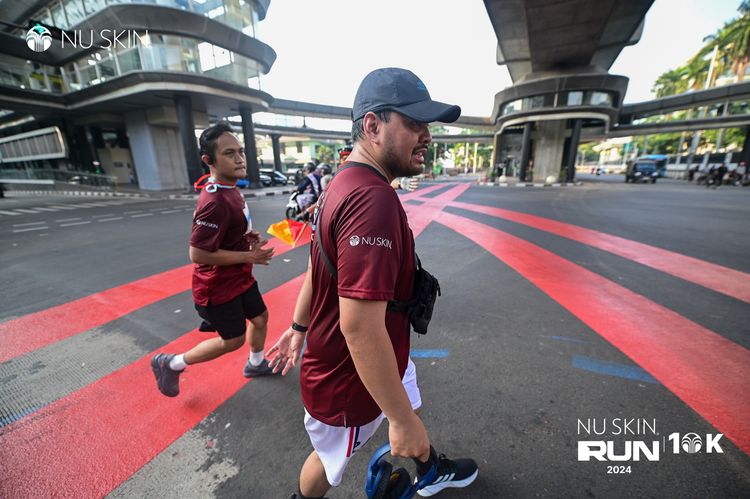 Race photo from Nu Skin Run 10K