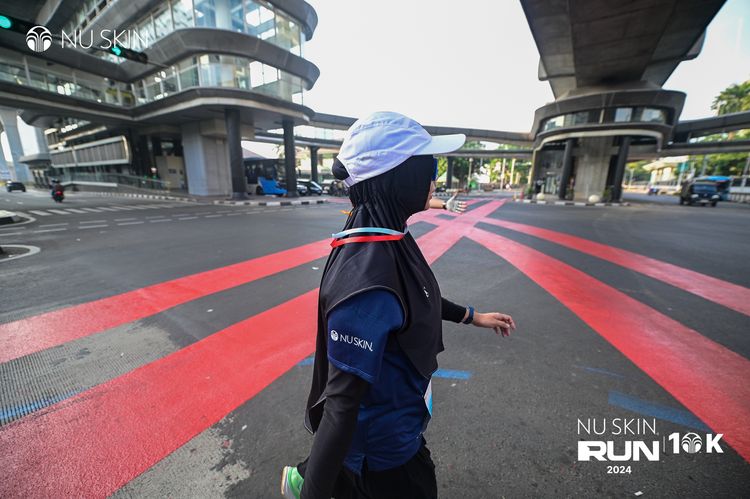 Race photo from Nu Skin Run 10K