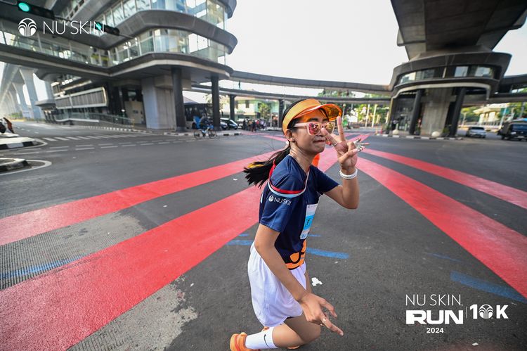 Race photo from Nu Skin Run 10K