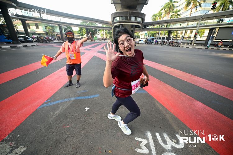 Race photo from Nu Skin Run 10K