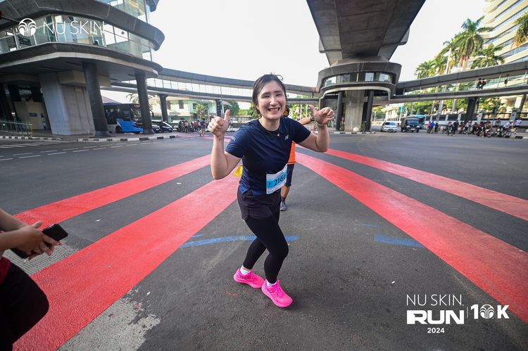 Race photo from Nu Skin Run 10K