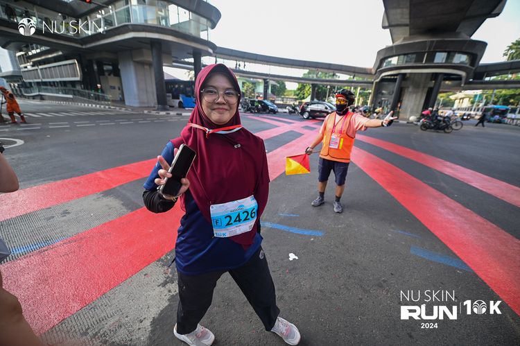 Race photo from Nu Skin Run 10K