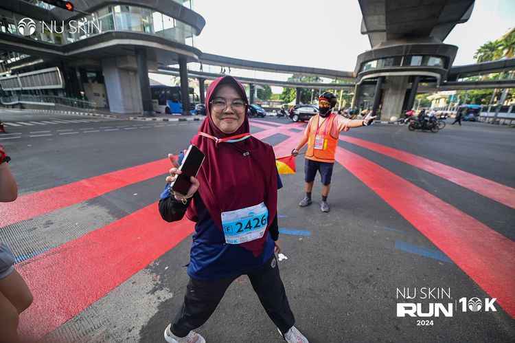 Race photo from Nu Skin Run 10K