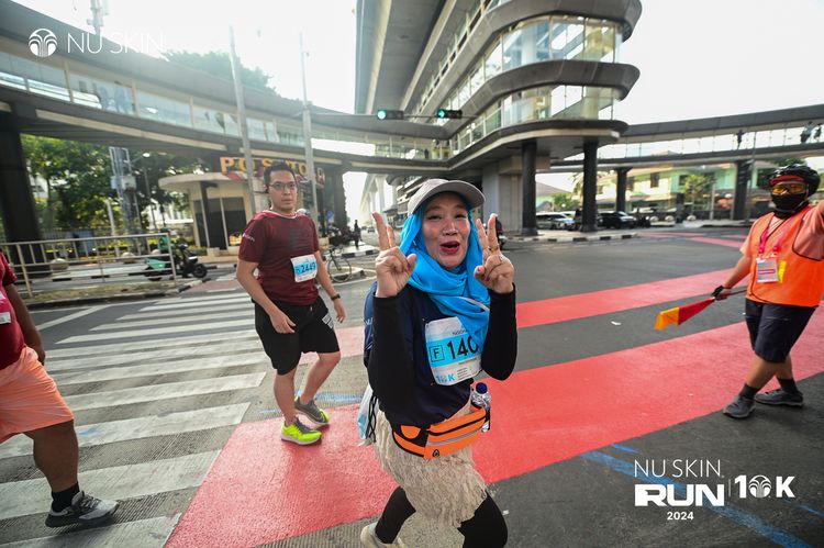 Race photo from Nu Skin Run 10K