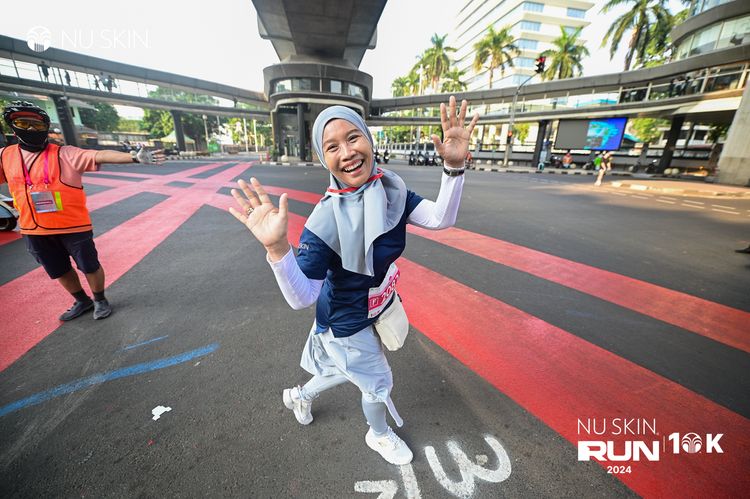 Race photo from Nu Skin Run 10K