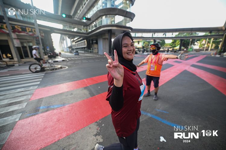 Race photo from Nu Skin Run 10K