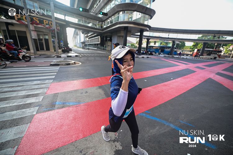 Race photo from Nu Skin Run 10K