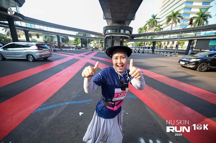 Race photo from Nu Skin Run 10K