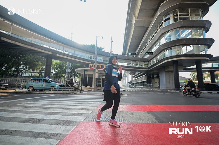 Race photo from Nu Skin Run 10K