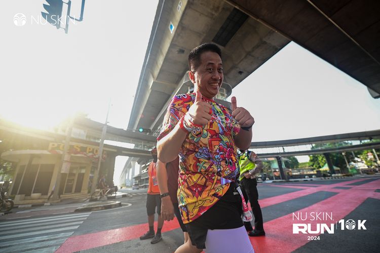Race photo from Nu Skin Run 10K