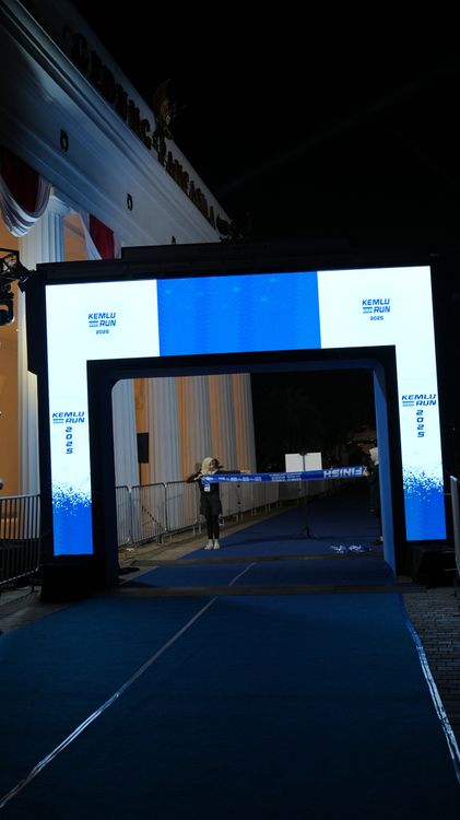 Race photo from KEMLU RUN 2025