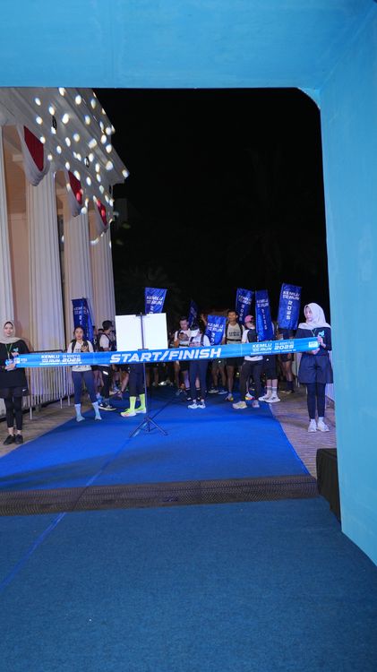 Race photo from KEMLU RUN 2025