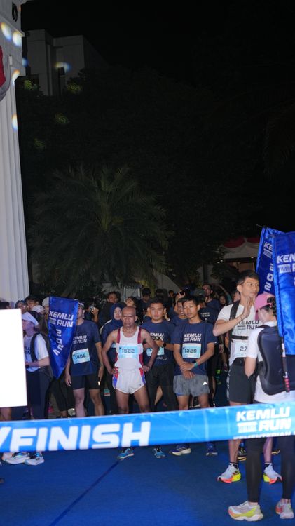 Race photo from KEMLU RUN 2025