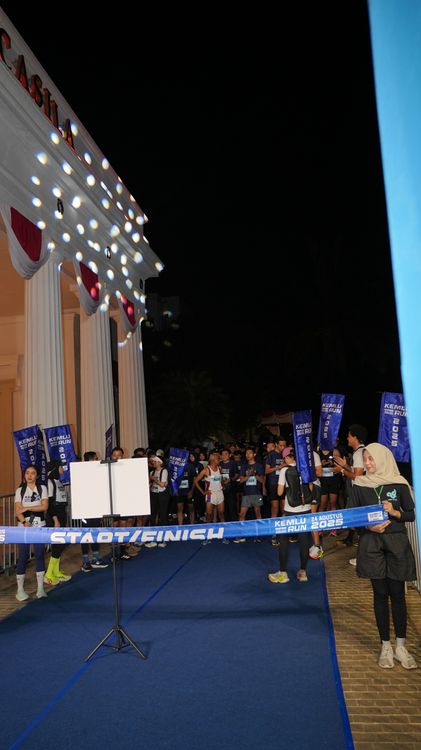 Race photo from KEMLU RUN 2025