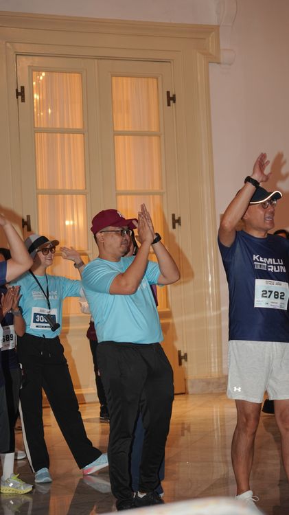 Race photo from KEMLU RUN 2025
