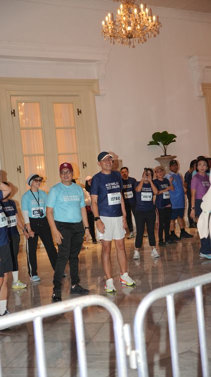 Race photo from KEMLU RUN 2025