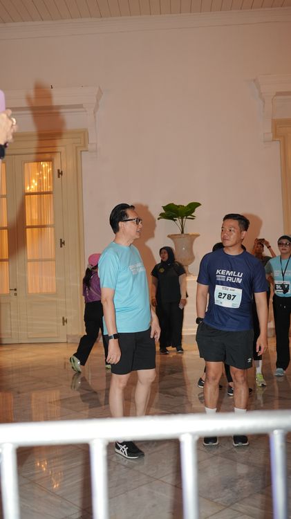 Race photo from KEMLU RUN 2025