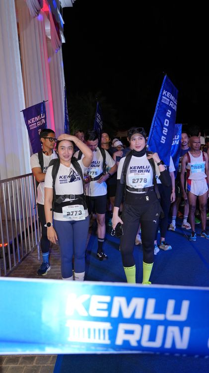 Race photo from KEMLU RUN 2025