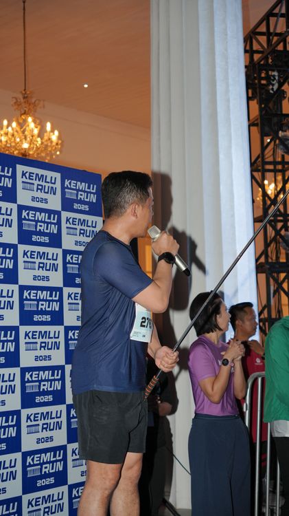 Race photo from KEMLU RUN 2025