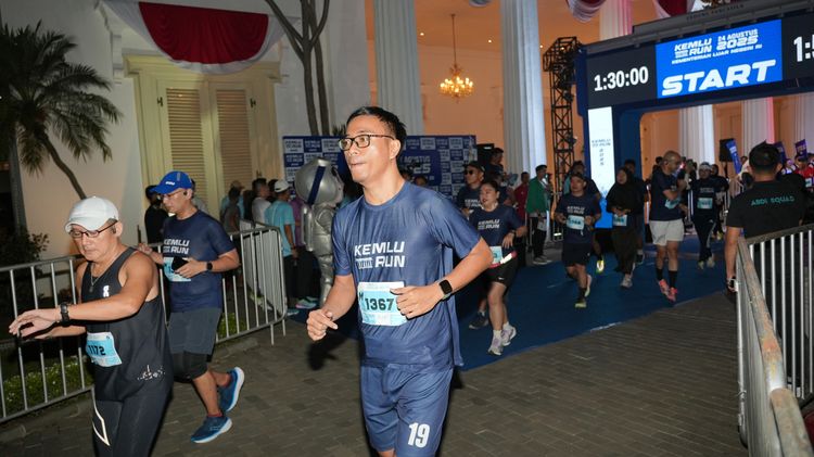 Race photo from KEMLU RUN 2025