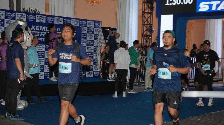 Race photo from KEMLU RUN 2025