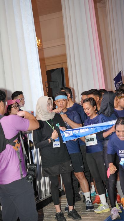 Race photo from KEMLU RUN 2025