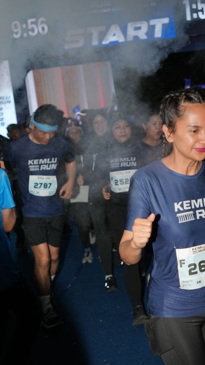 Race photo from KEMLU RUN 2025