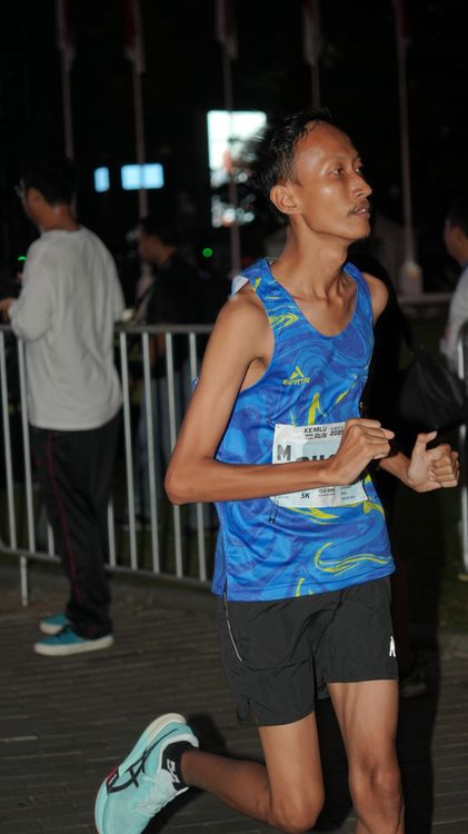 Race photo from KEMLU RUN 2025