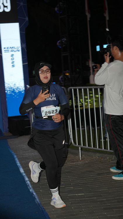 Race photo from KEMLU RUN 2025