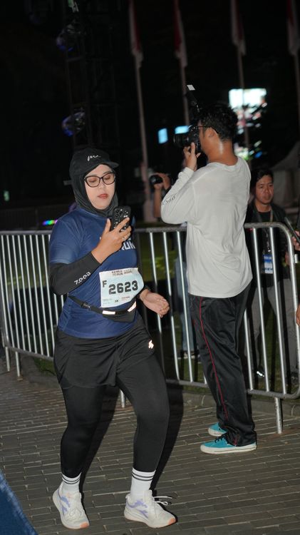 Race photo from KEMLU RUN 2025