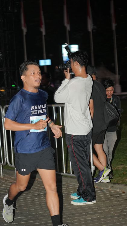 Race photo from KEMLU RUN 2025