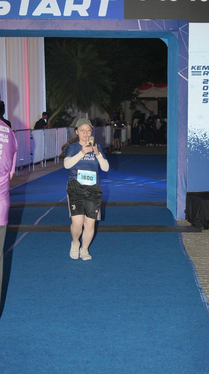 Race photo from KEMLU RUN 2025