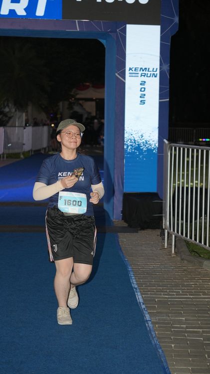 Race photo from KEMLU RUN 2025
