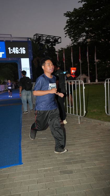 Race photo from KEMLU RUN 2025
