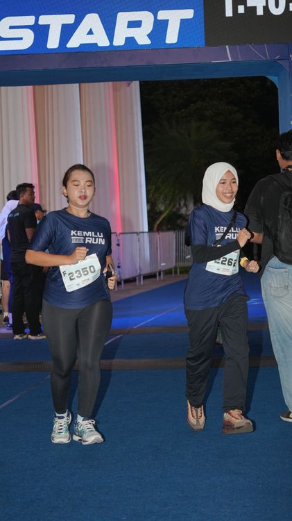 Race photo from KEMLU RUN 2025