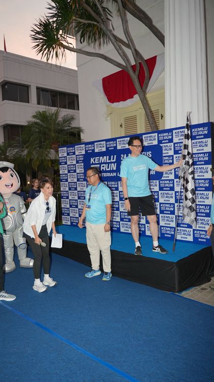 Race photo from KEMLU RUN 2025