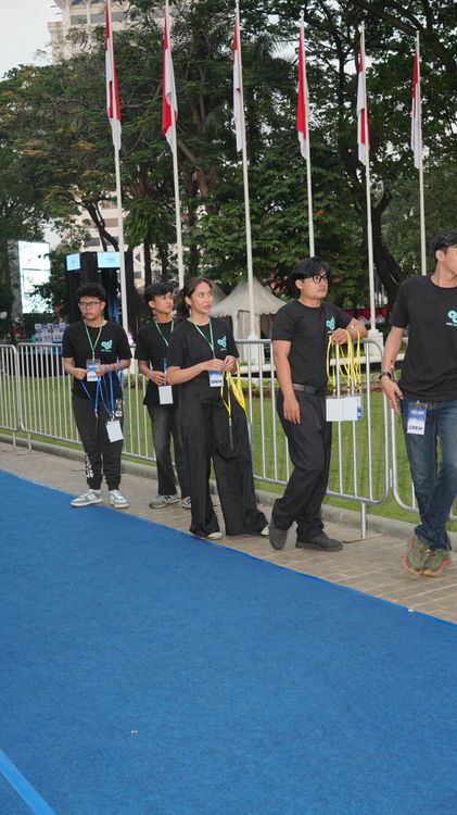 Race photo from KEMLU RUN 2025