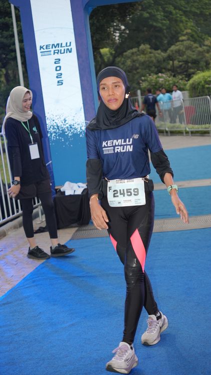Race photo from KEMLU RUN 2025