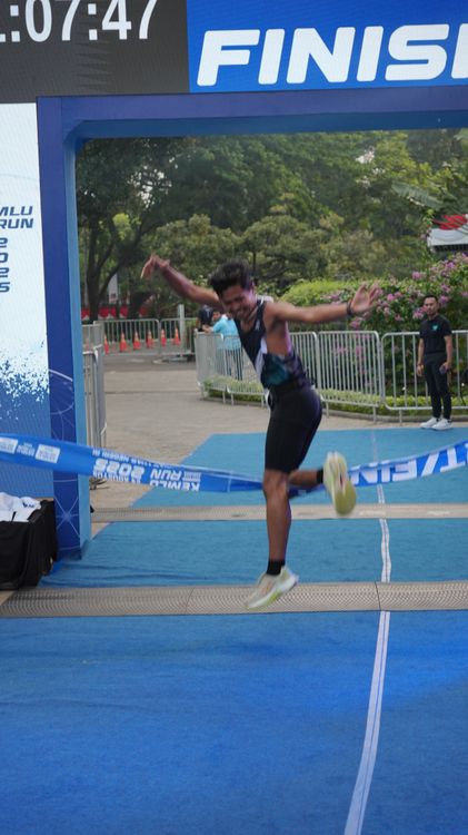 Race photo from KEMLU RUN 2025