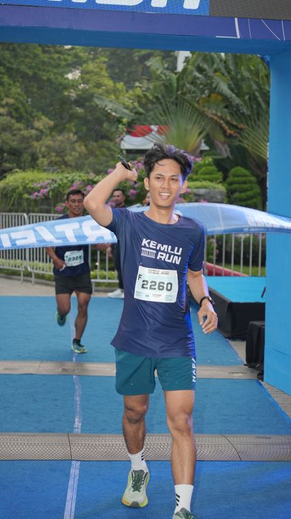 Race photo from KEMLU RUN 2025