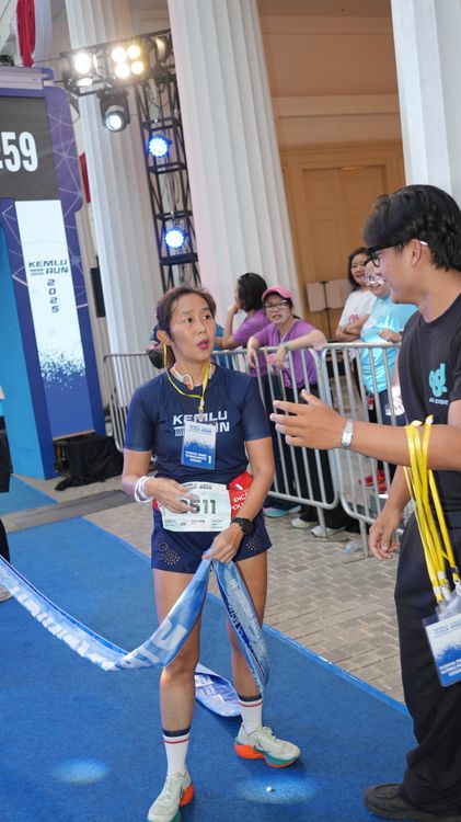 Race photo from KEMLU RUN 2025