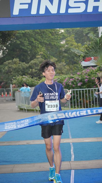 Race photo from KEMLU RUN 2025