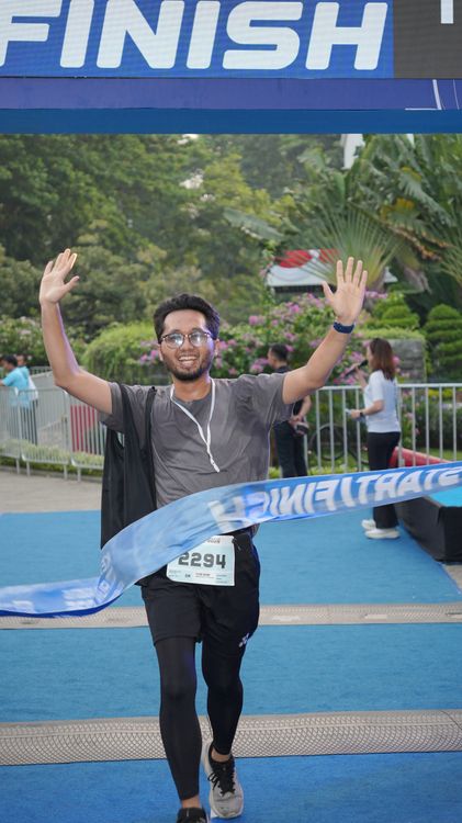 Race photo from KEMLU RUN 2025